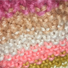 Multicolor Striped Knit Loose Sweater