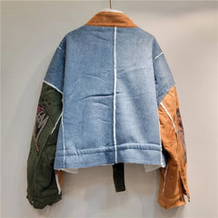 Multicolor Winter Wool Jacket