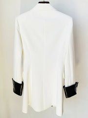 Napolitan Cuffs Contrast Blazer