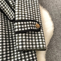 Navy Collar Tab Cuff Jacket