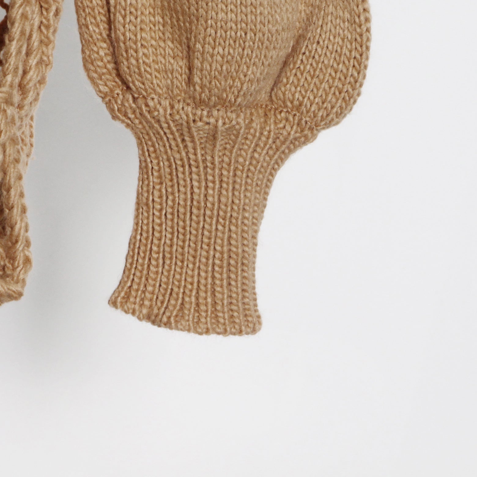 Net Overlay Loose Crochet Sweater