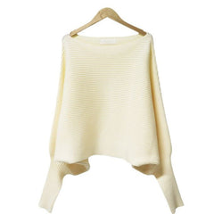 O Neck Long Sleeve Ribbed Sweater