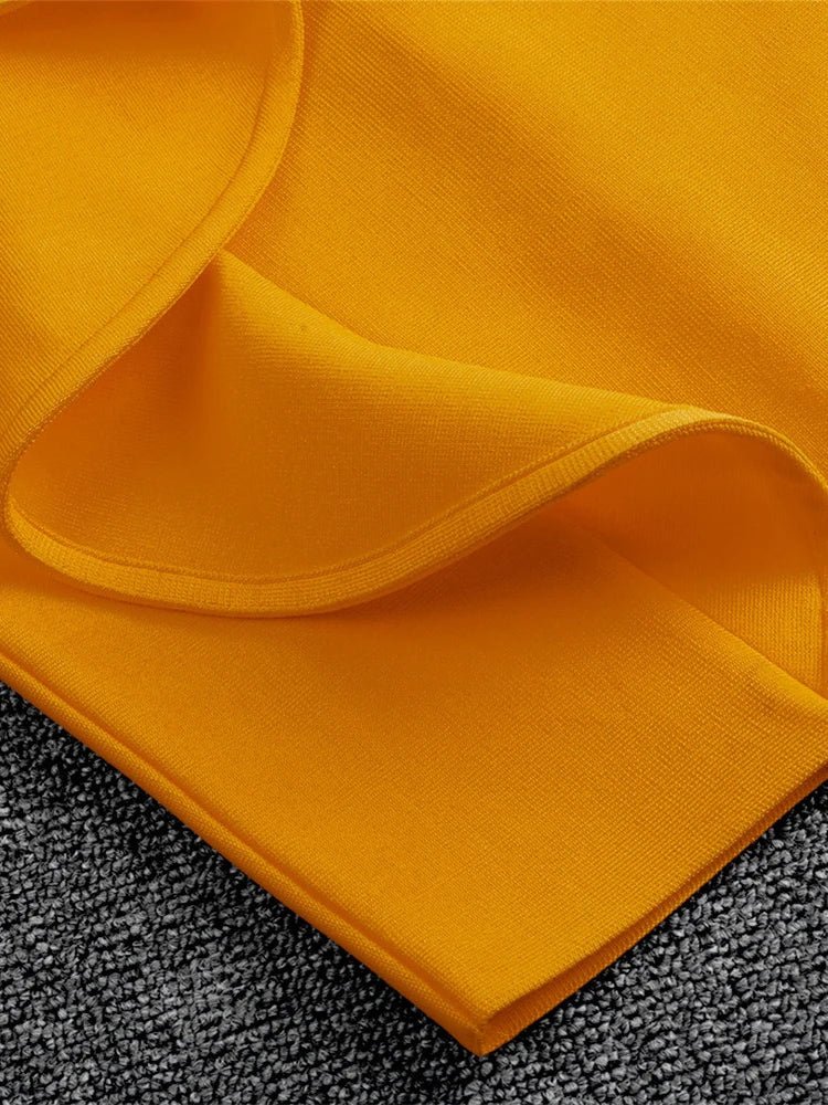 Oblique Ruffles Sleeveless Cocktail Dress