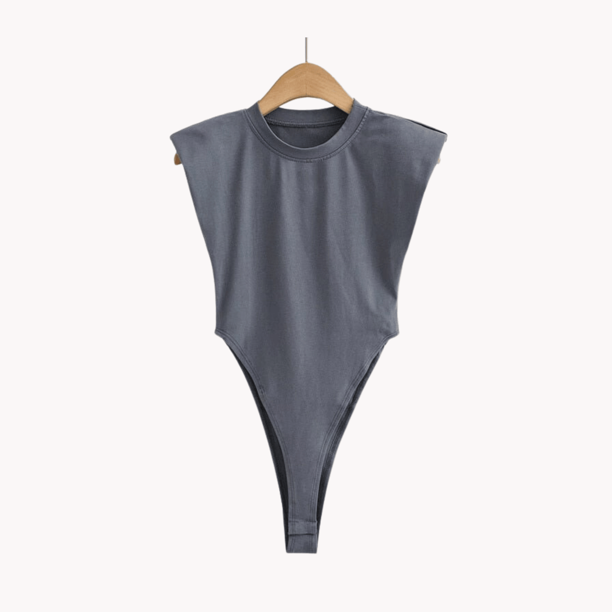 One-Piece Padded Shoulder Bodysuit