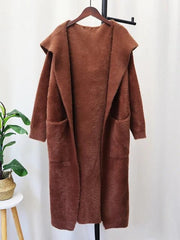 Open Front Knitted Loose Coat