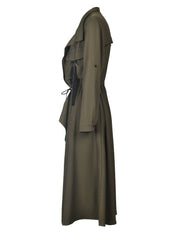 Open Skirt Drawstring Windbreaker
