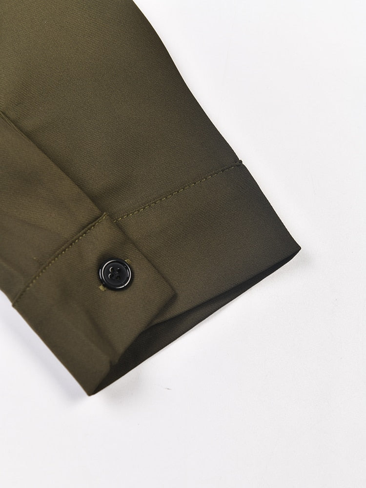 Open Skirt Drawstring Windbreaker