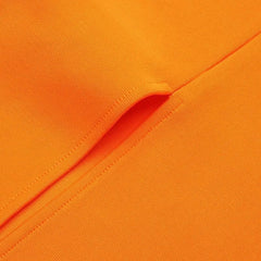 Orange Bodycon Bandage Dress