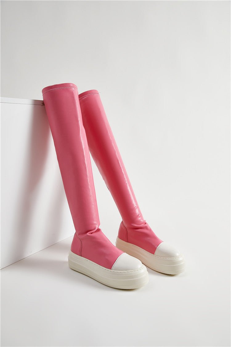 Over-the-Knee Sneaker Boots