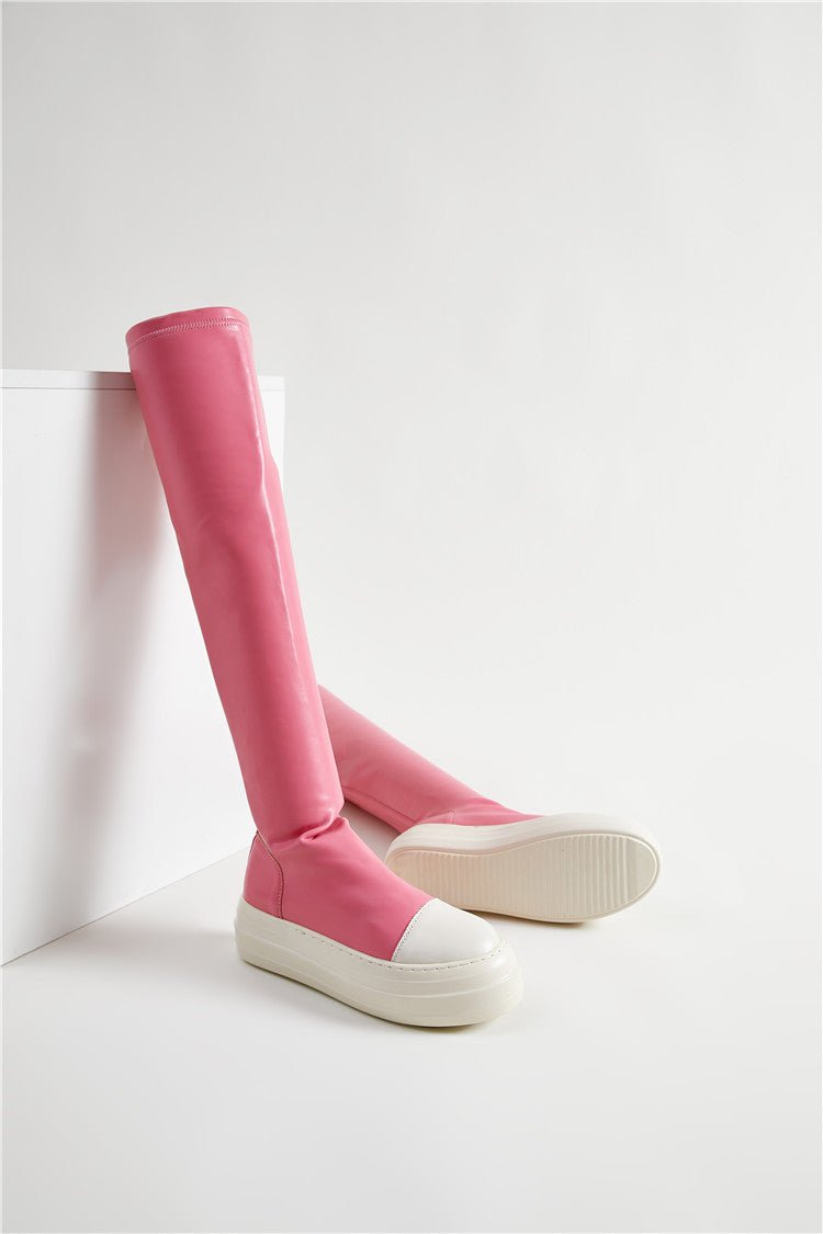 Over-the-Knee Sneaker Boots