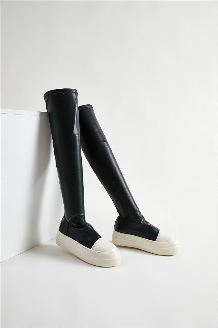 Over-the-Knee Sneaker Boots