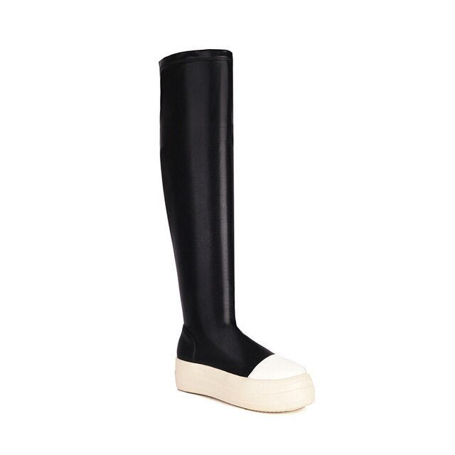 Over-the-Knee Sneaker Boots