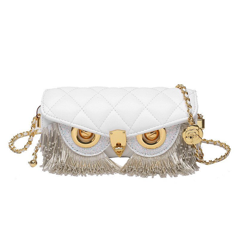 Owl Eyes Tassel Bag