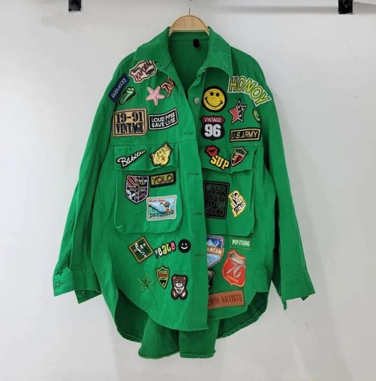 Playful Patches Denim Jacket - @theestylishp