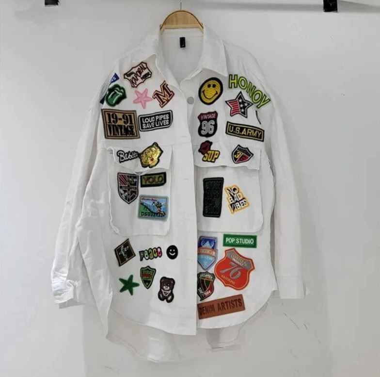 Playful Patches Denim Jacket - @theestylishp