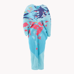 Paint Splat Pleated Dress