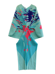 Paint Splat Pleated Dress