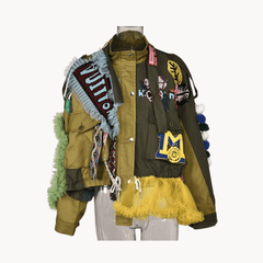 Patches Sequins and Laces Collage Jacket - @modelnehemie
