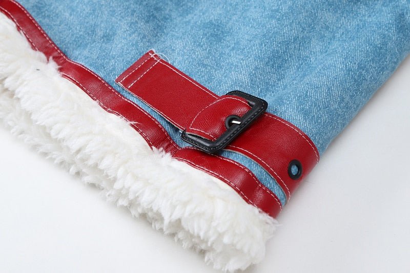 Patchwork Lambswool Rider Jacket