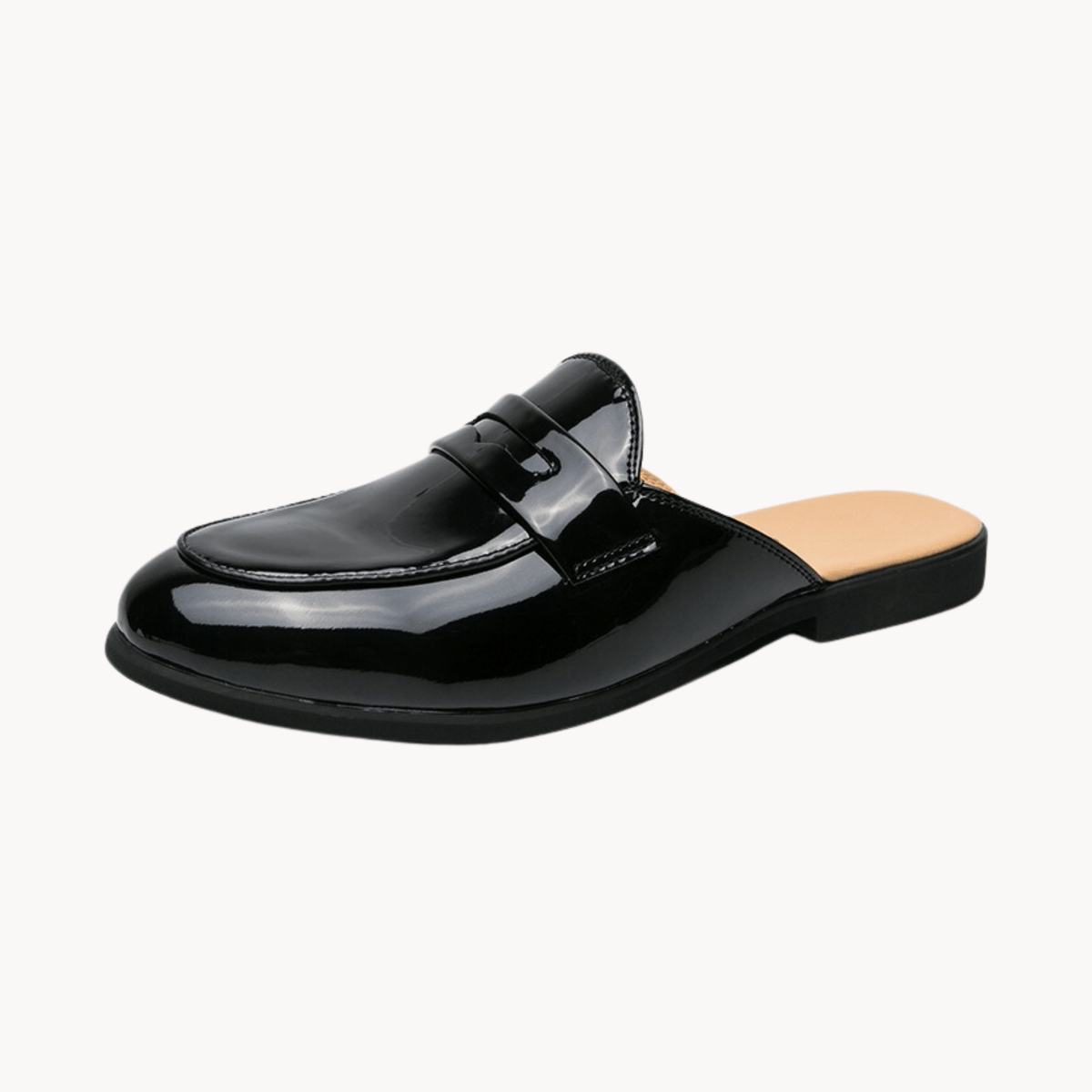 Patent Leather Casual Mules