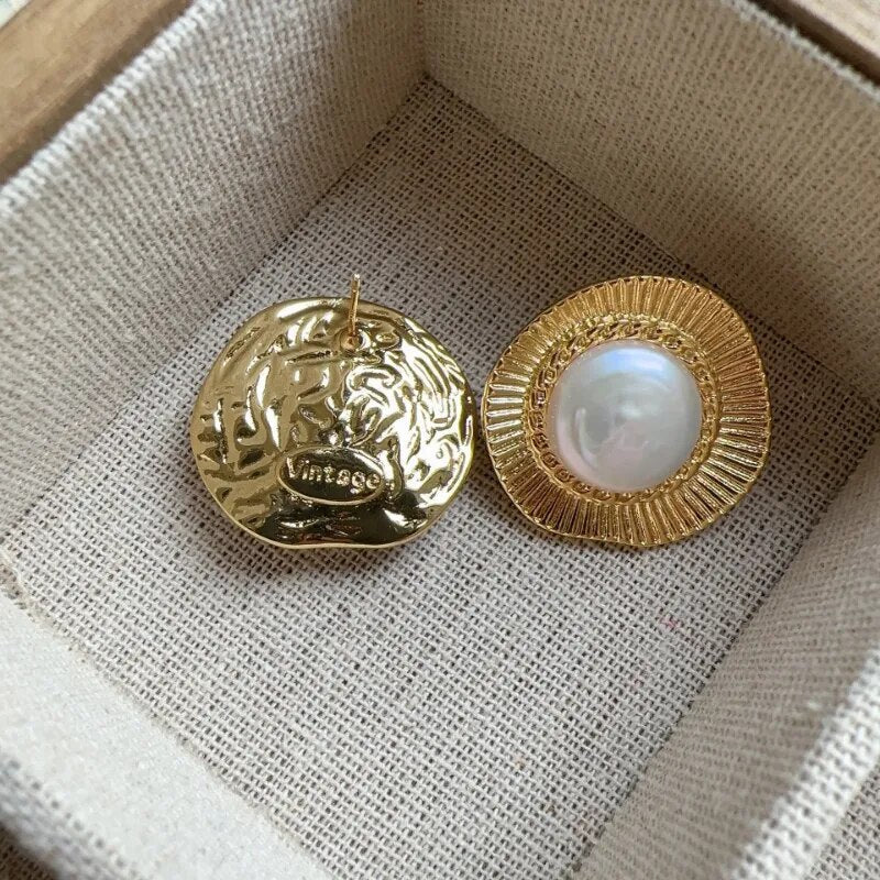 Pearl Stud Earrings