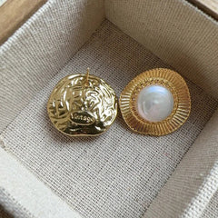 Pearl Stud Earrings