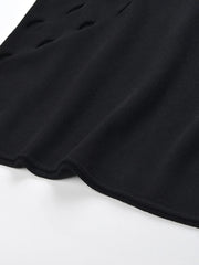 Peepholes Slim Fit Knit Sweater