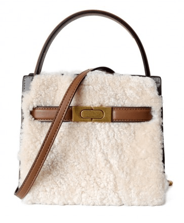 Petite Fluffy Wool Double Bag