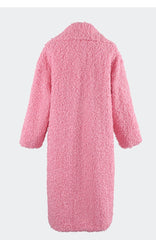 Pink Fuzzy Faux Fur Jacket