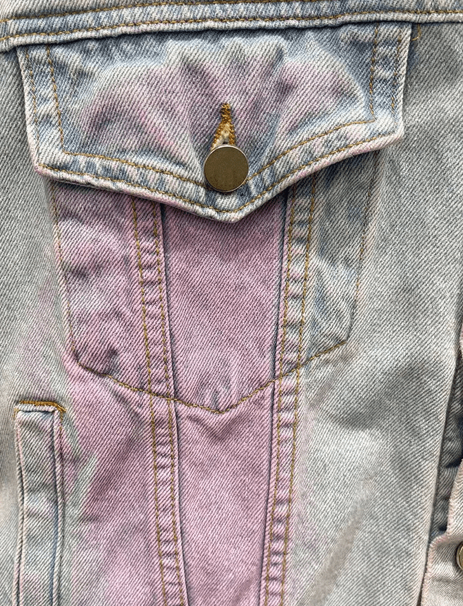 Pink Tinged Denim Jacket