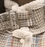 Plaid Buckle Collar Wool Jacket