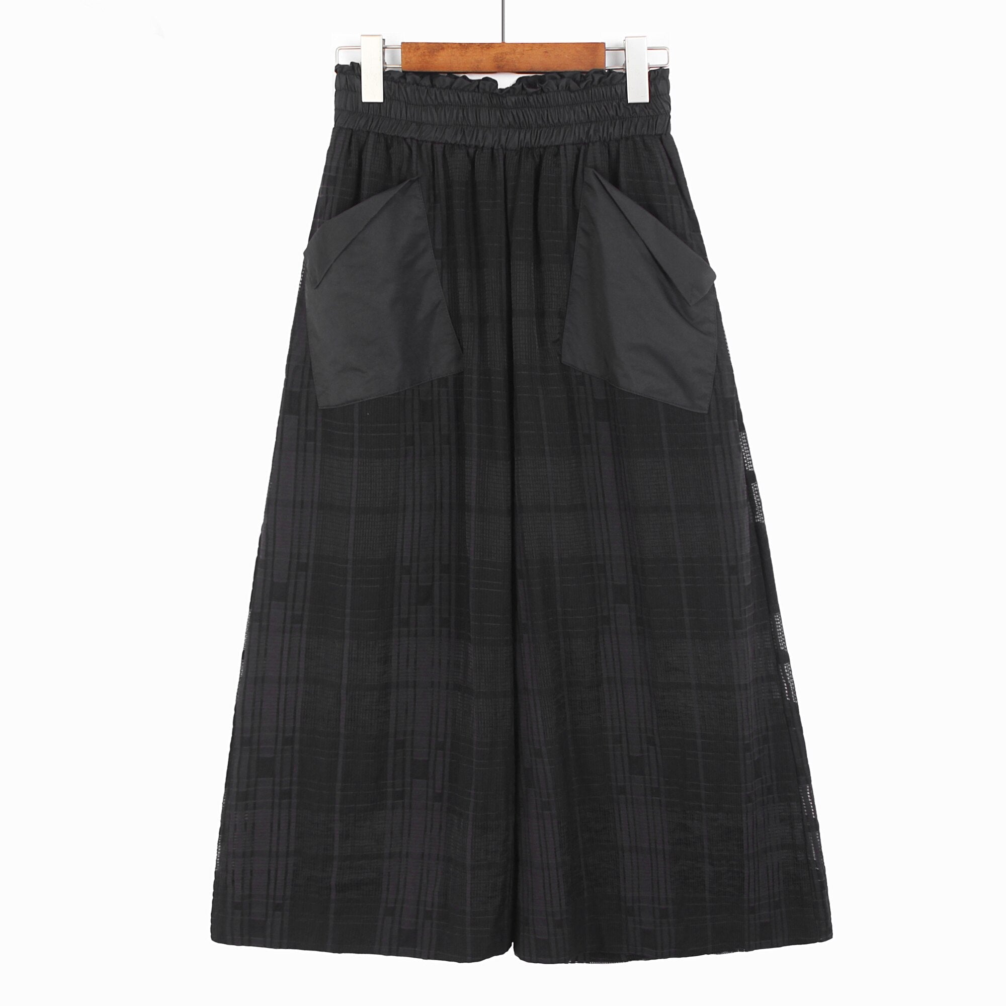 Plaid Wide Leg Loose Pants