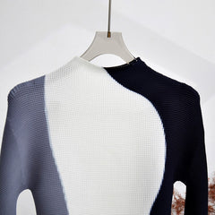 Pleated Color Block Set