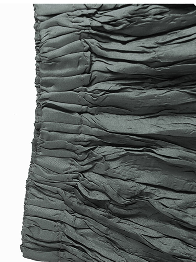 Pleated Loose-Fit Full Skirt