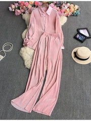 Pleated Set