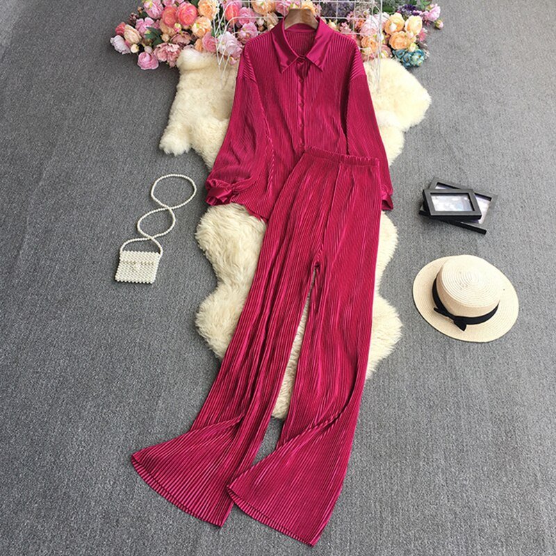 Pleated Set