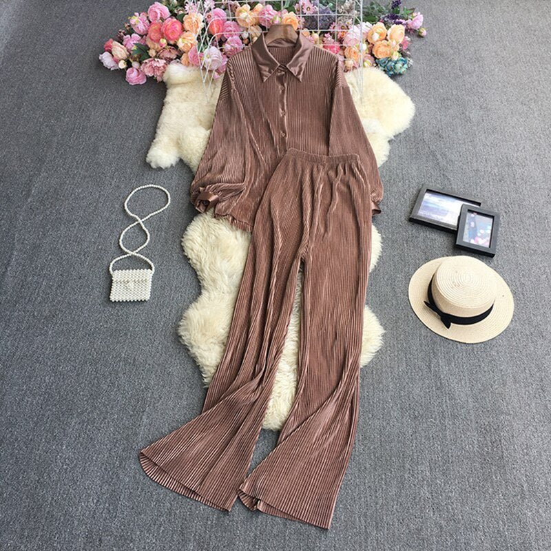 Pleated Set