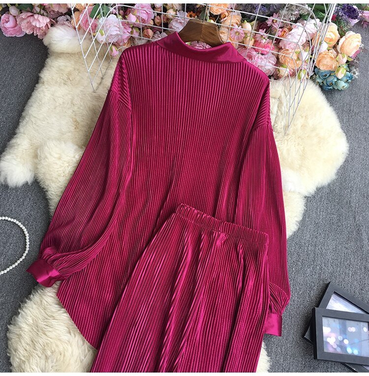 Pleated Set