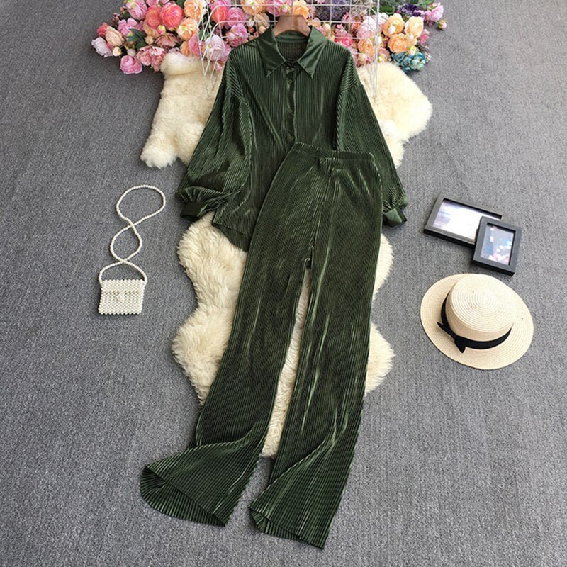 Pleated Set - @thestylistbritt