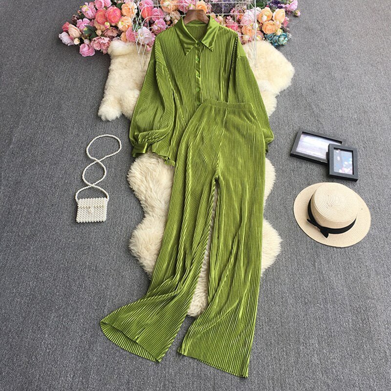 Pleated Set - @thestylistbritt