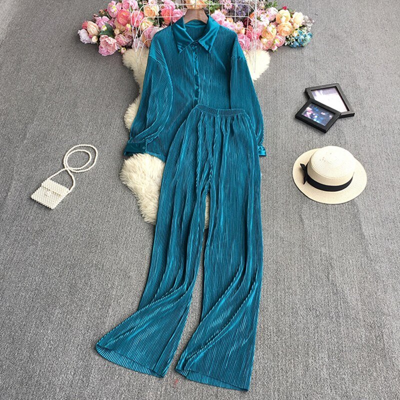 Pleated Set - @thestylistbritt