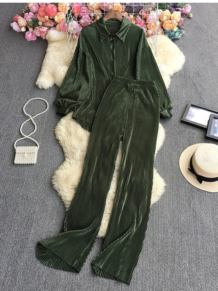 Pleated Set - @thestylistbritt