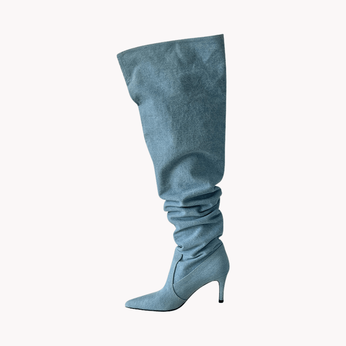 Pleated Wide Sleeve Barrel Boots