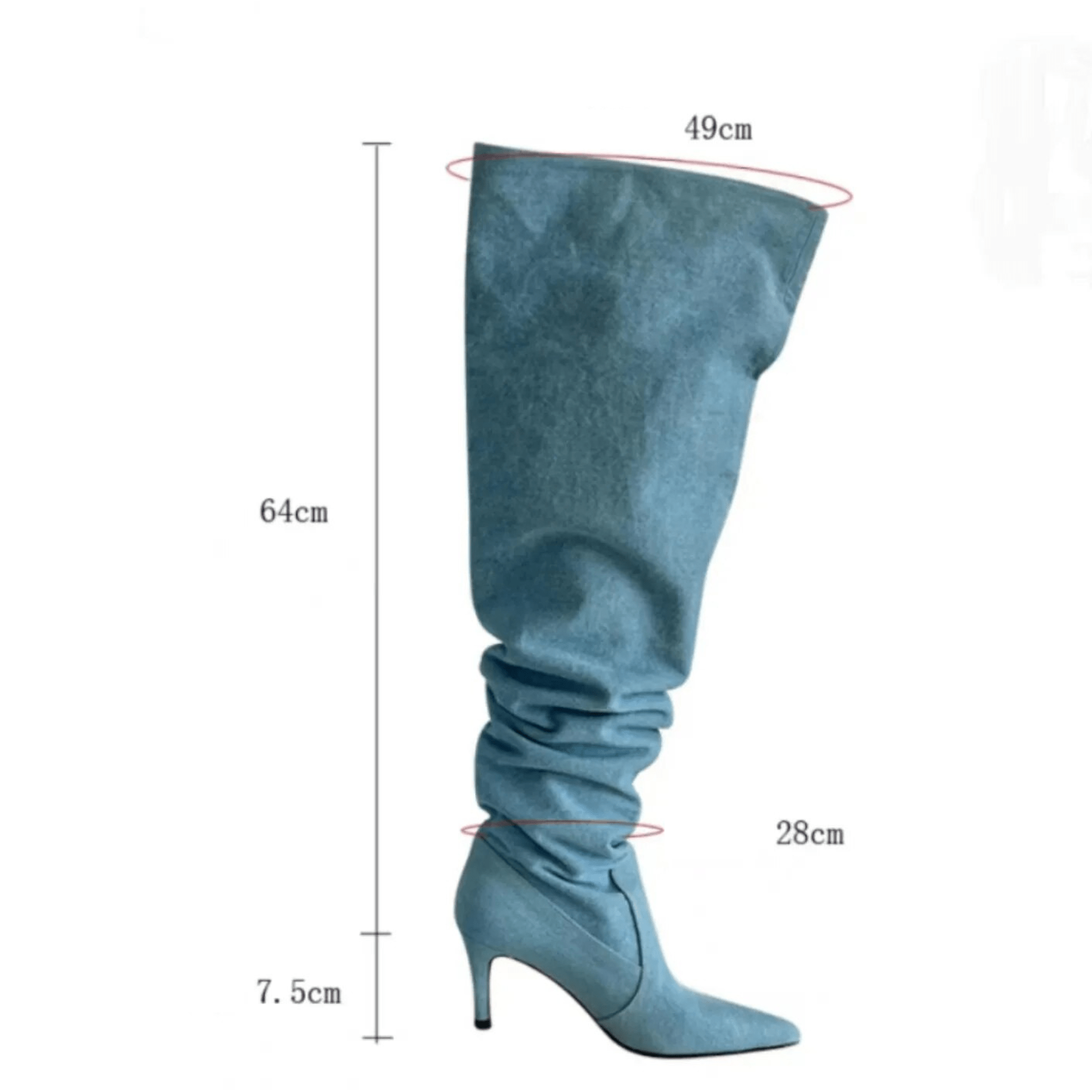 Pleated Wide Sleeve Barrel Boots