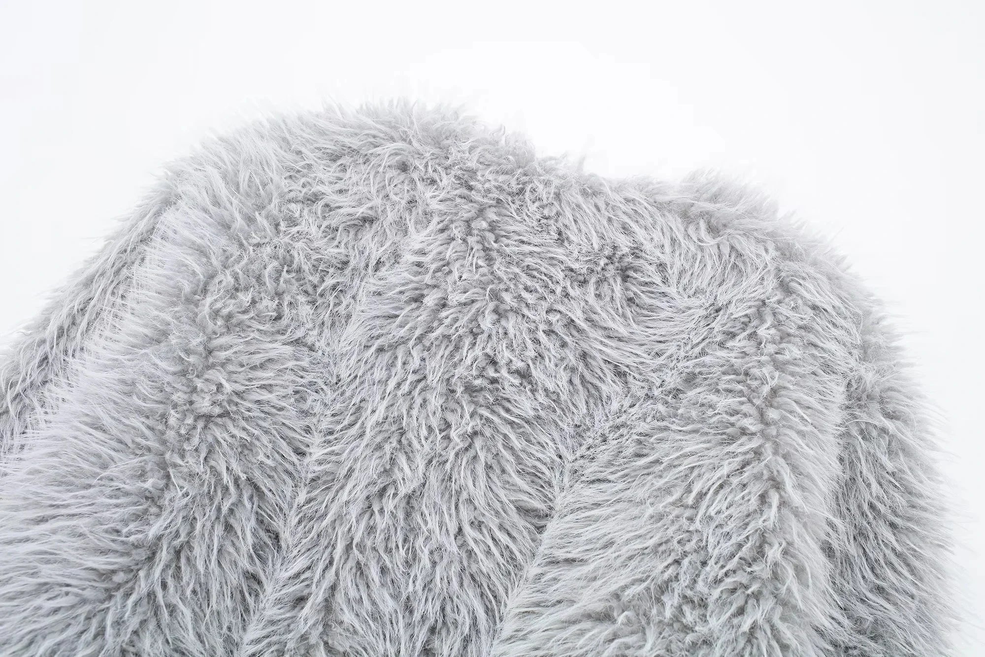 Plush Faux Fur Short Coat
