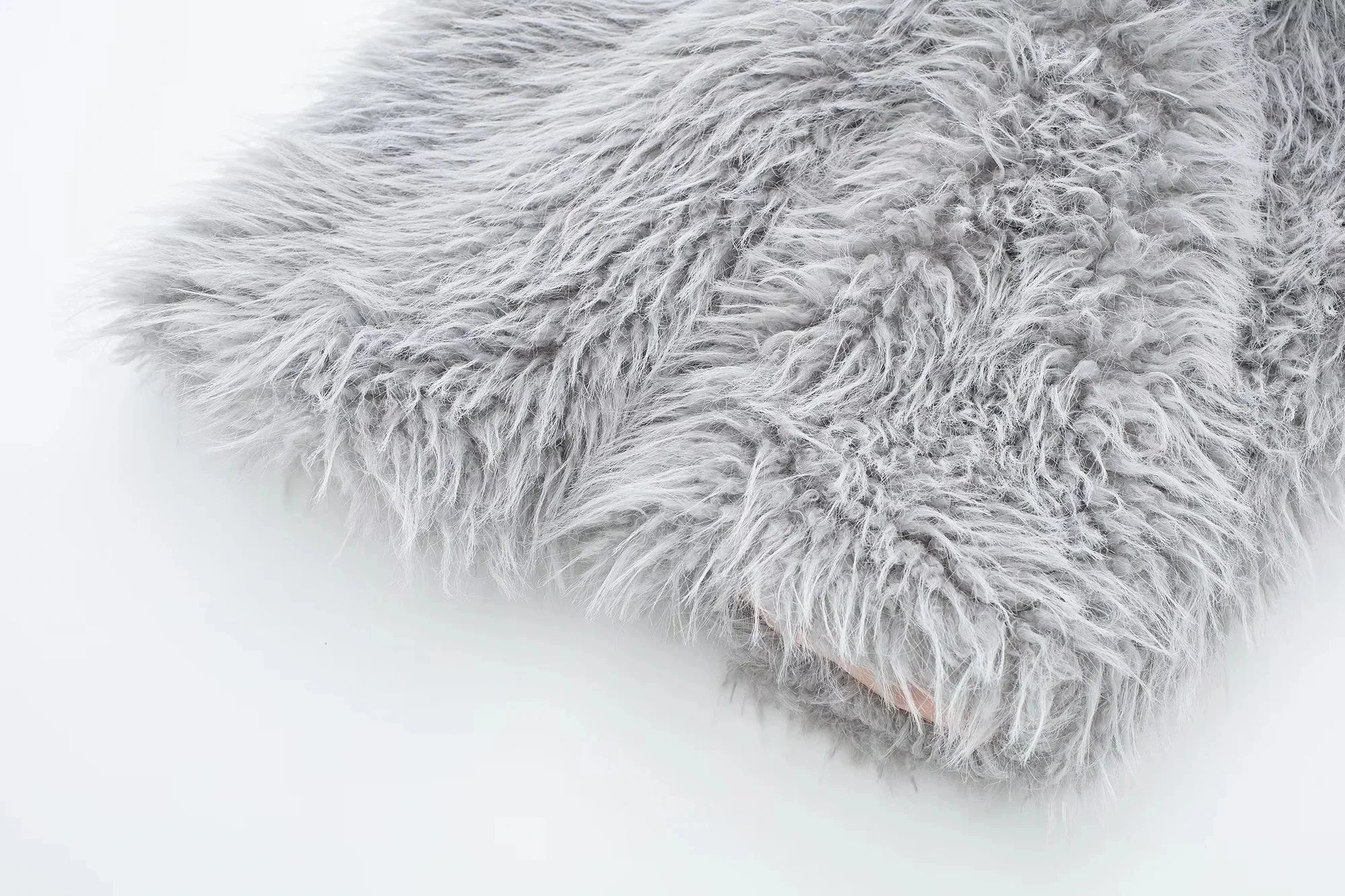 Plush Faux Fur Short Coat