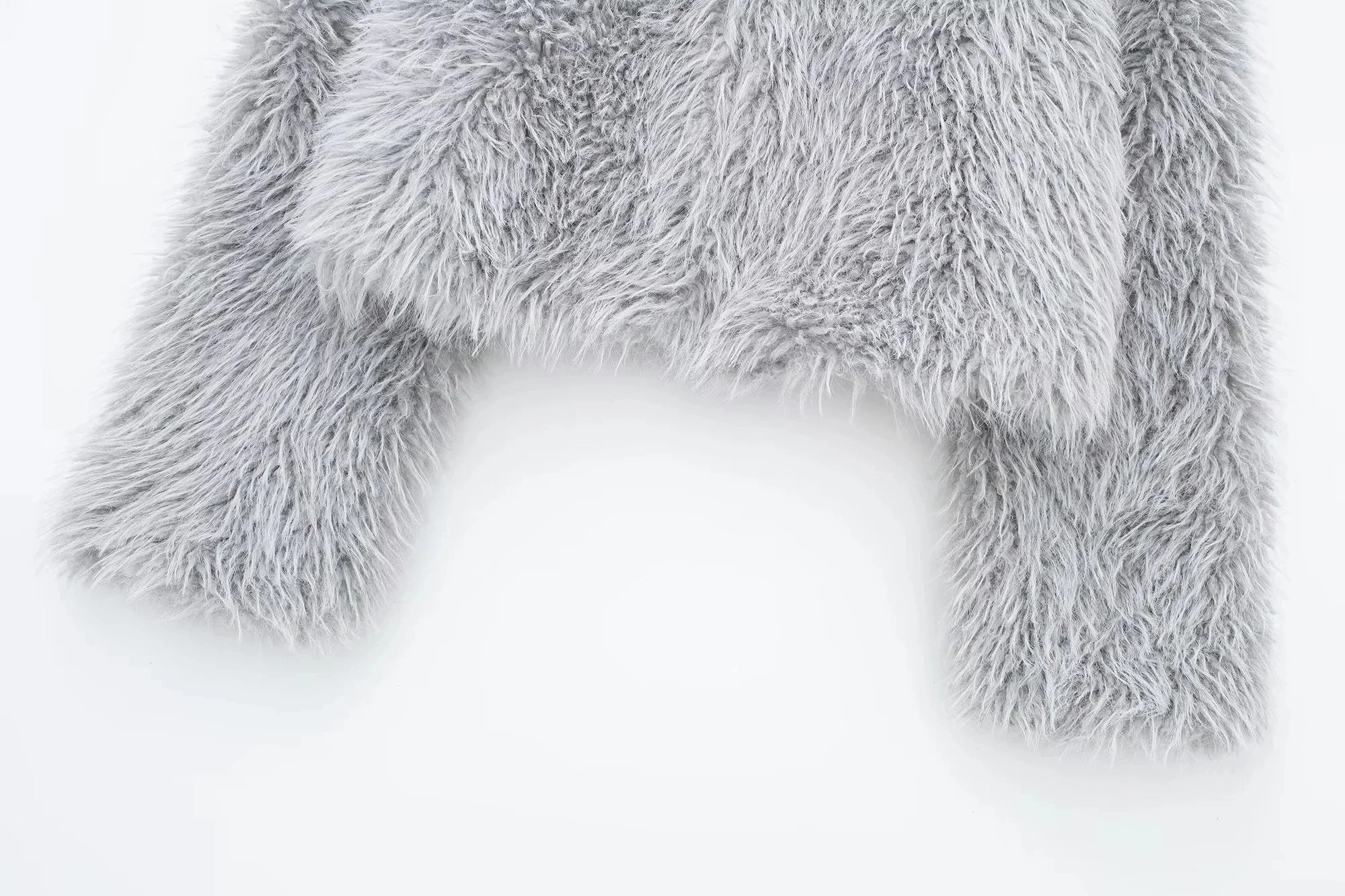 Plush Faux Fur Short Coat