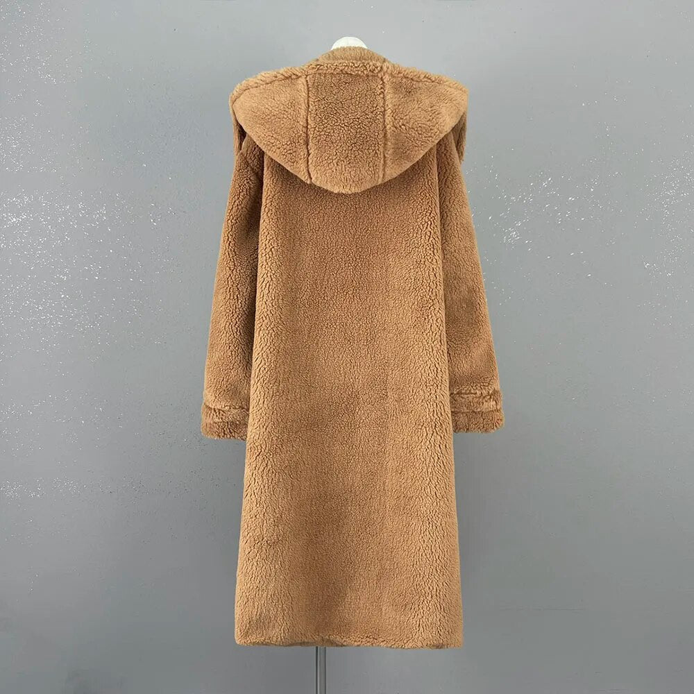 Plush Hooded Teddy Coat