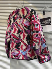 Plush Reds Woolen Jacket