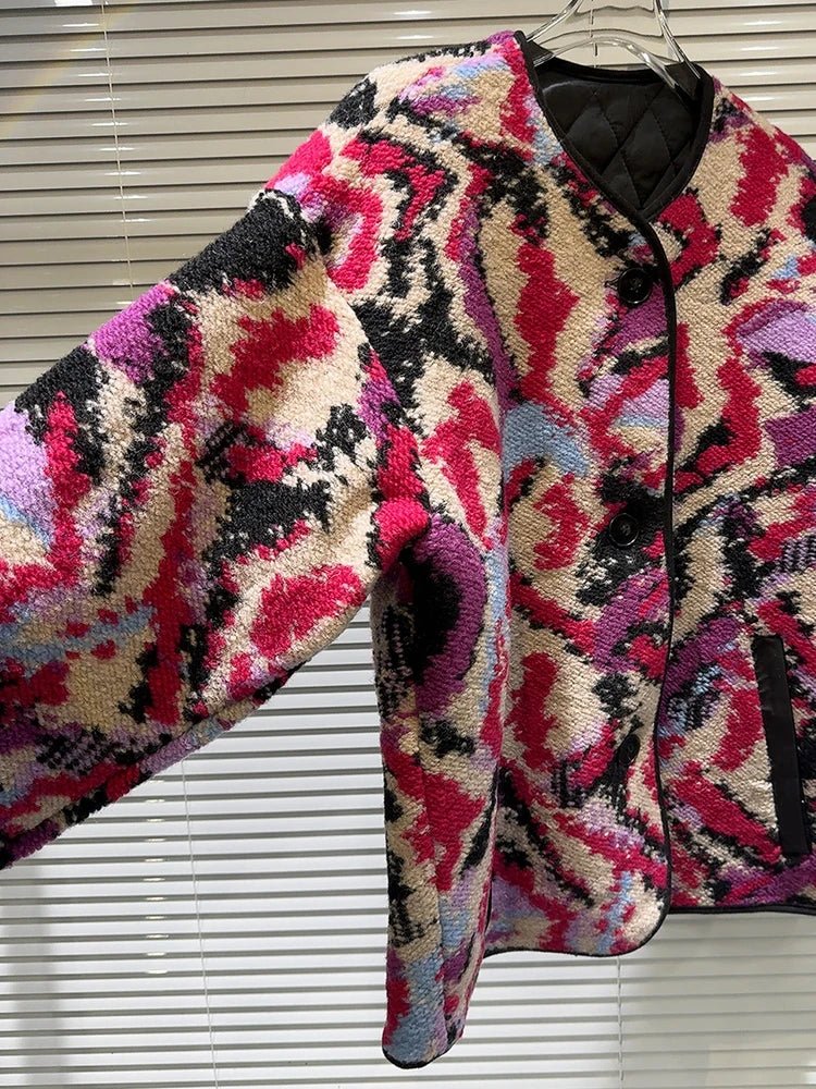 Plush Reds Woolen Jacket